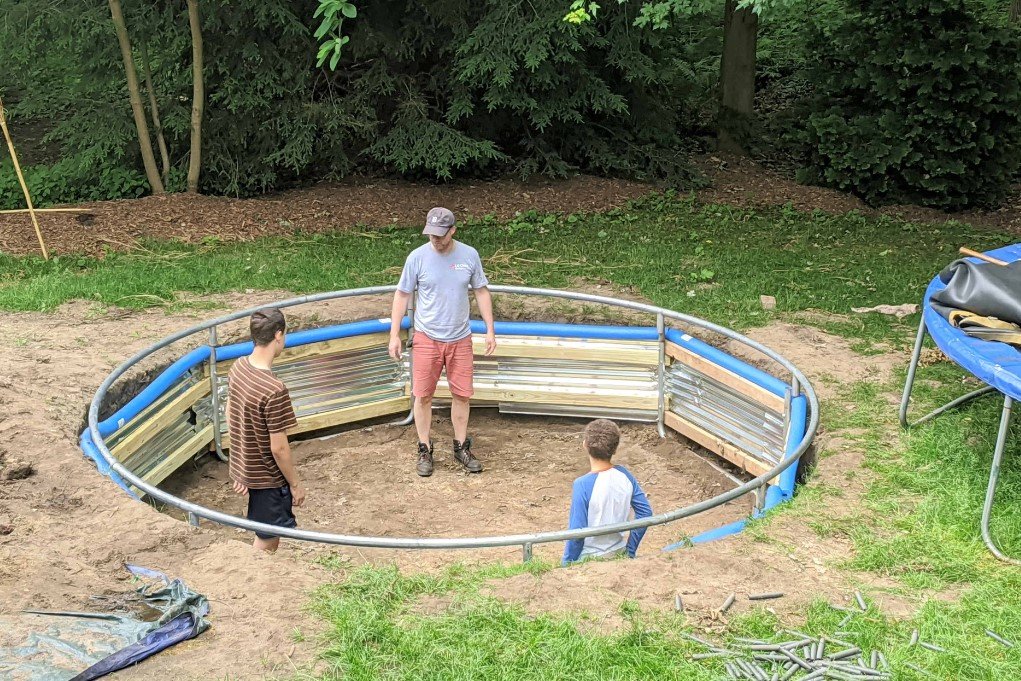 How To Install A Sunken Trampoline