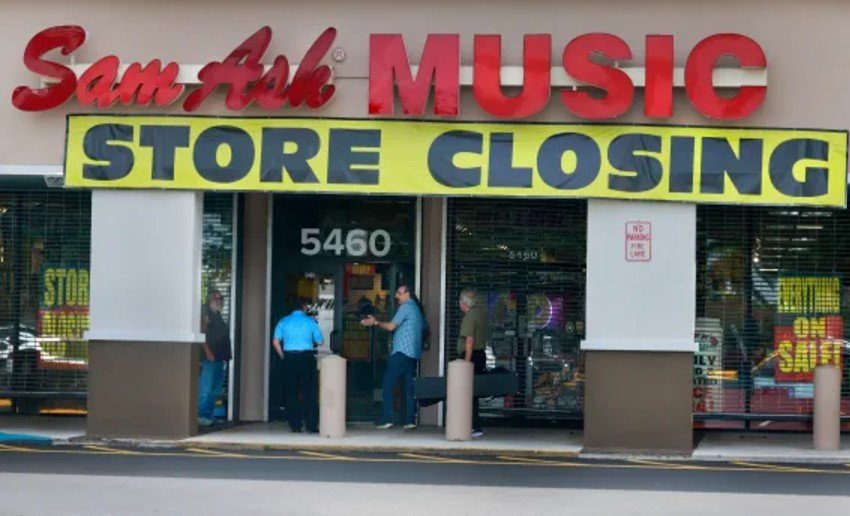 Is Sam Ash Music Really Closing